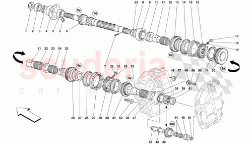 Part Diagram for Ferrari 156091