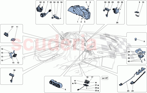 Part Diagram for Ferrari 14227474