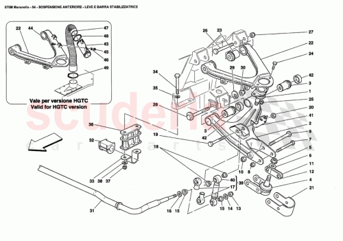 Part Diagram for Ferrari 175800