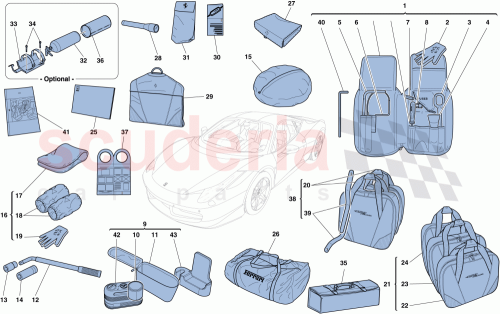 Part Diagram for Ferrari 84734900