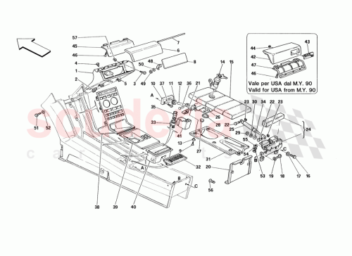Part Diagram for Ferrari 621610
