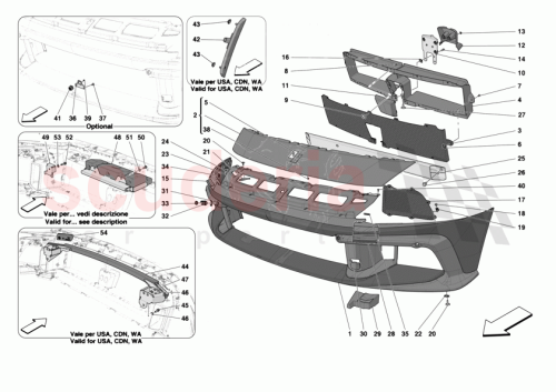 Part Diagram for Ferrari 975506