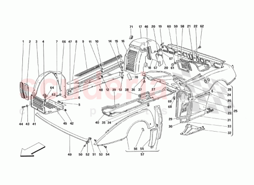 Part Diagram for Ferrari 12647724