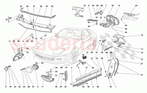 Part Diagram for Ferrari 63870100
