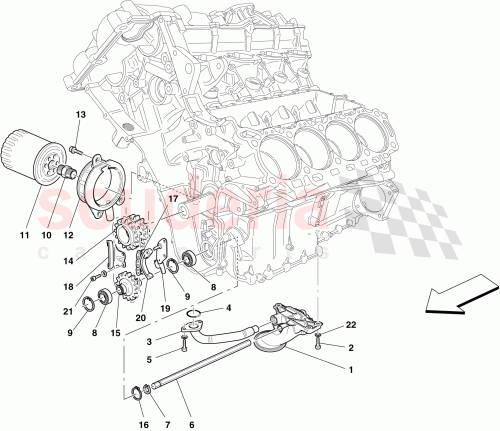 Part Diagram for Ferrari 14306724