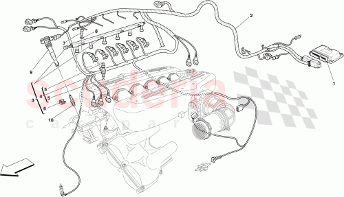Part Diagram for Ferrari 258025