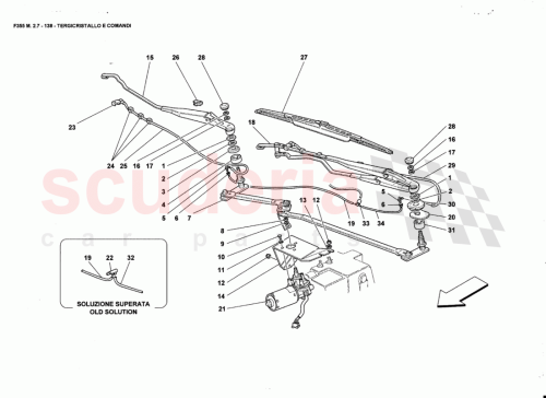 Part Diagram for Ferrari 64610500
