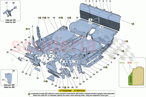 Part Diagram for Ferrari 87510300