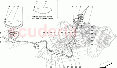 Part Diagram for Ferrari 13026924