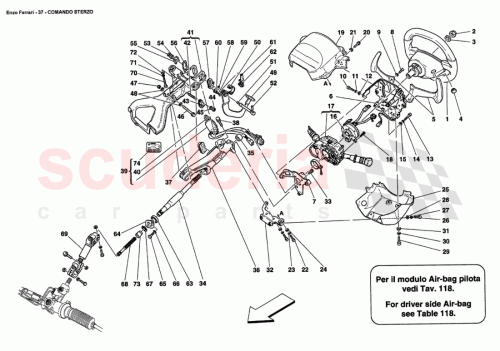 Part Diagram for Ferrari 14304521
