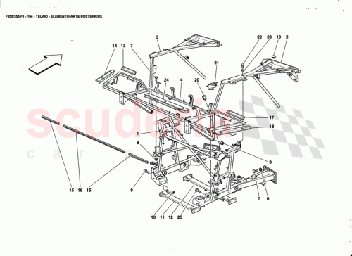 Part Diagram for Ferrari 65236700