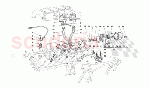 Part Diagram for Ferrari 102645
