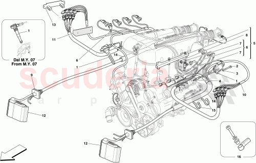 Part Diagram for Ferrari 240791