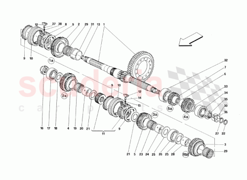 Part Diagram for Ferrari 11067276