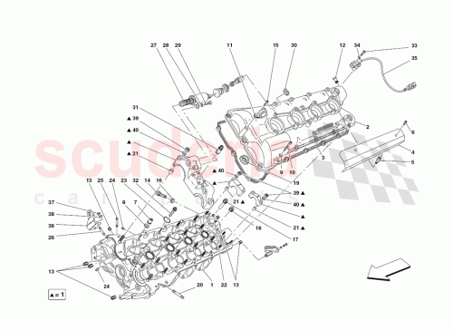 Part Diagram for Ferrari 14326101