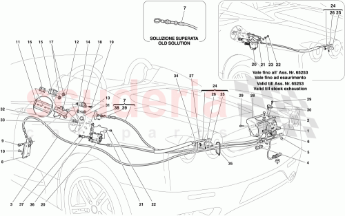 Part Diagram for Ferrari 13299477