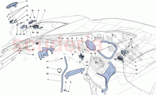 Part Diagram for Ferrari 86015500