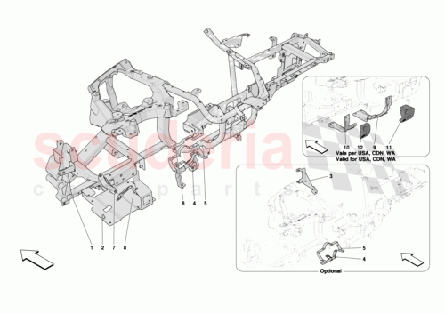 Part Diagram for Ferrari 834665
