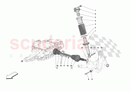 Part Diagram for Ferrari 915564