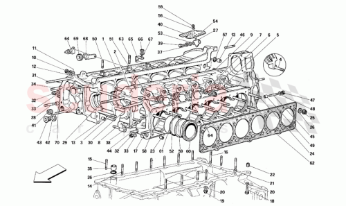 Part Diagram for Ferrari 136902