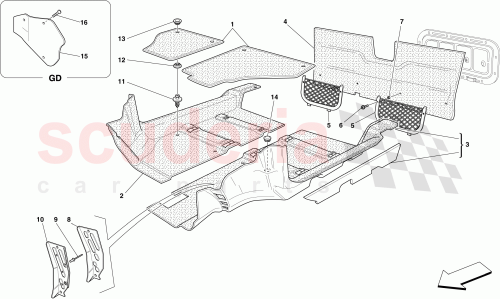 Part Diagram for Ferrari 65708600