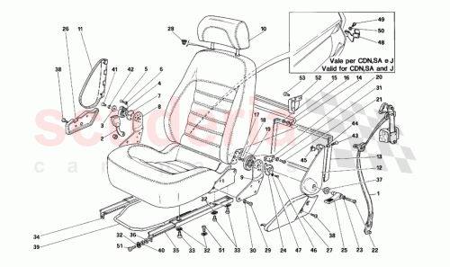 Part Diagram for Ferrari 630154