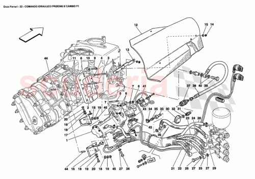Part Diagram for Ferrari 181325