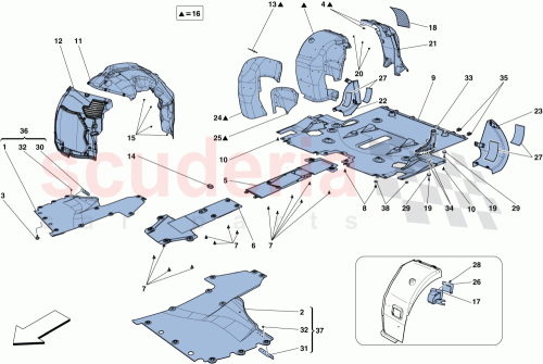 Part Diagram for Ferrari 85924700