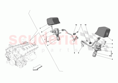 Part Diagram for Ferrari 014306434