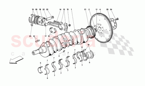 Part Diagram for Ferrari 138900