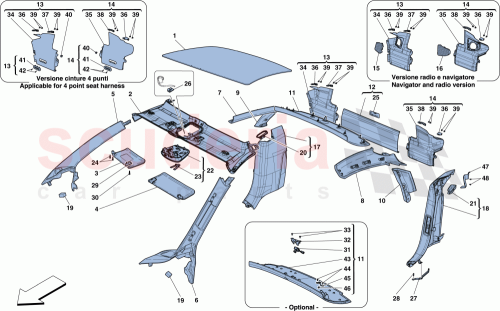 Part Diagram for Ferrari 82202200