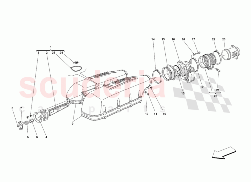 Part Diagram for Ferrari 212945