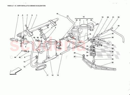 Part Diagram for Ferrari 160462