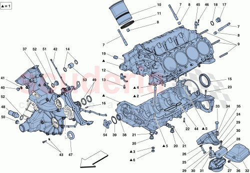 Part Diagram for Ferrari 306484