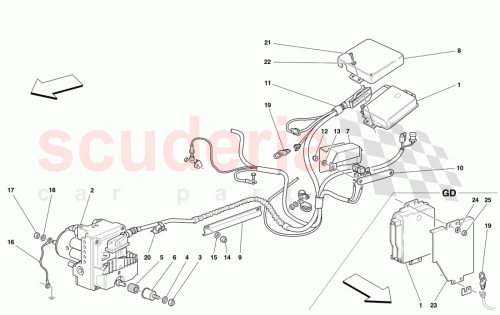 Part Diagram for Ferrari 154553