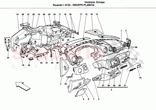 Part Diagram for Ferrari 815213