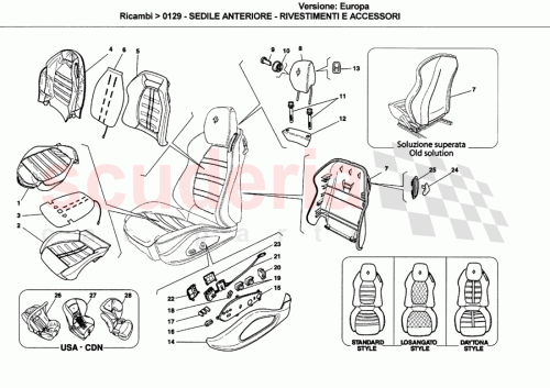 Part Diagram for Ferrari 9825..