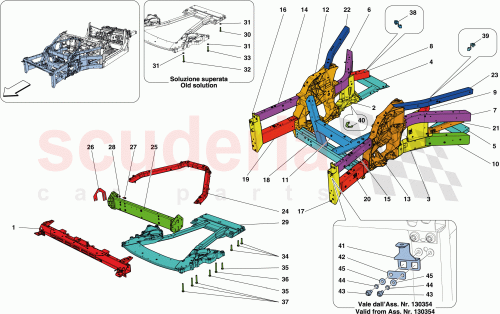 Part Diagram for Ferrari 15888724
