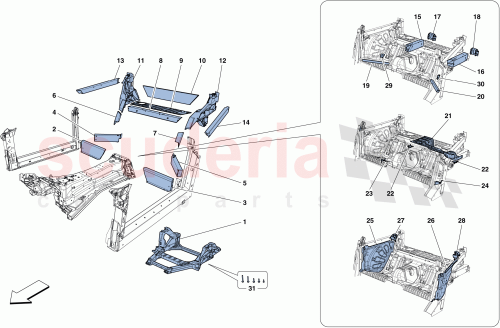 Part Diagram for Ferrari 322023