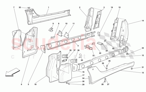 Part Diagram for Ferrari 63786300