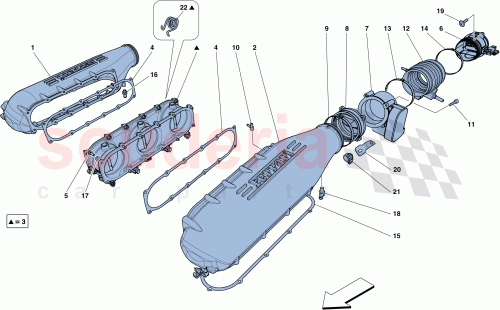 Part Diagram for Ferrari 305958