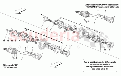 Part Diagram for Ferrari 153589