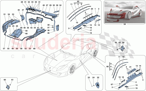 Part Diagram for Ferrari 68119800