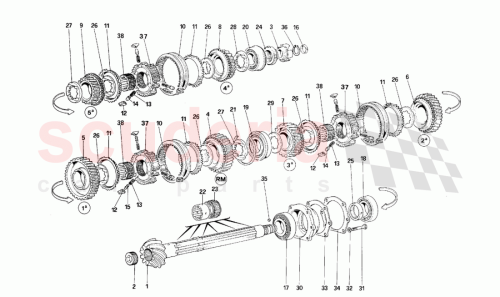 Part Diagram for Ferrari 140082