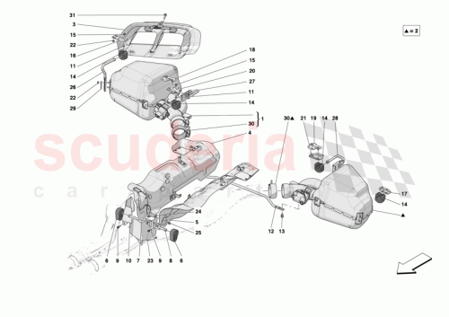 Part Diagram for Ferrari 000231619