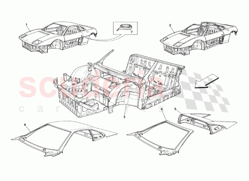 Part Diagram for Ferrari 63396500