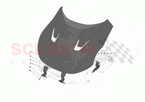 Part Diagram for Ferrari 000893581