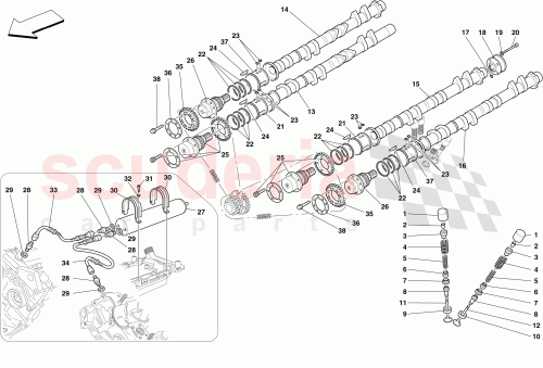 Part Diagram for Ferrari 211415