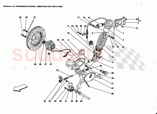 Part Diagram for Ferrari 174729