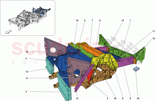 Part Diagram for Ferrari 289331